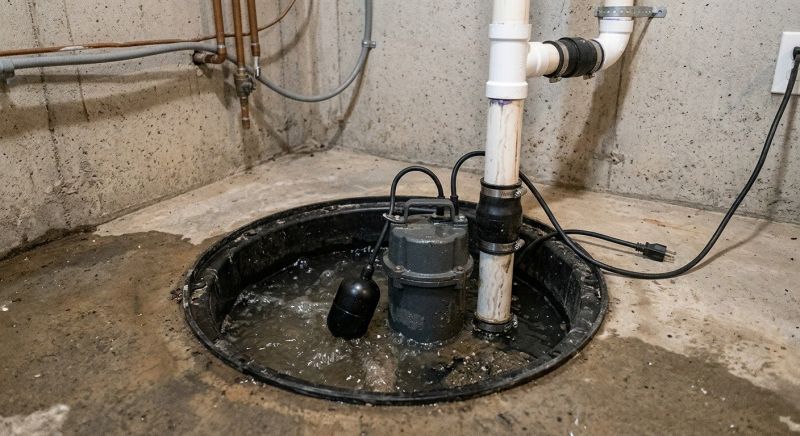 Basement Drainage Installation in Manchester, NH