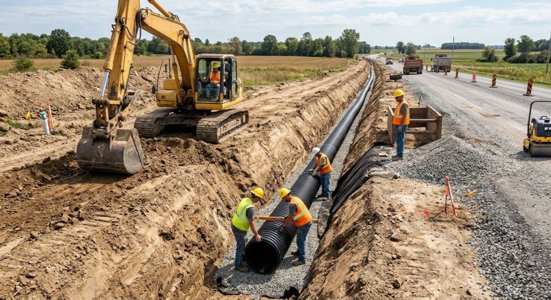 Drain Trenching in Salt Lake City, UT