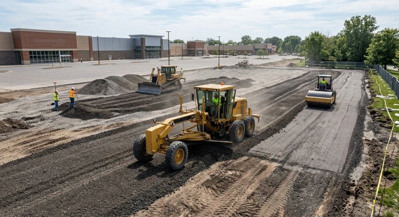 Parking Lot Leveling in Houston, TX