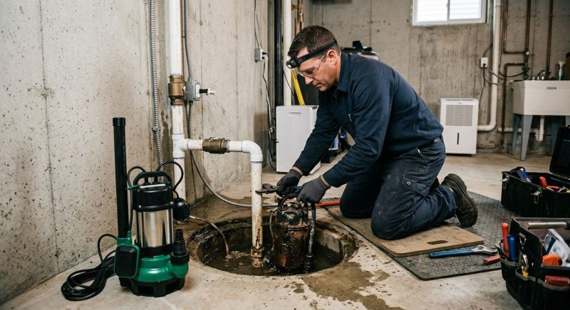 Ejector Pump Installation in West Des Moines, IA