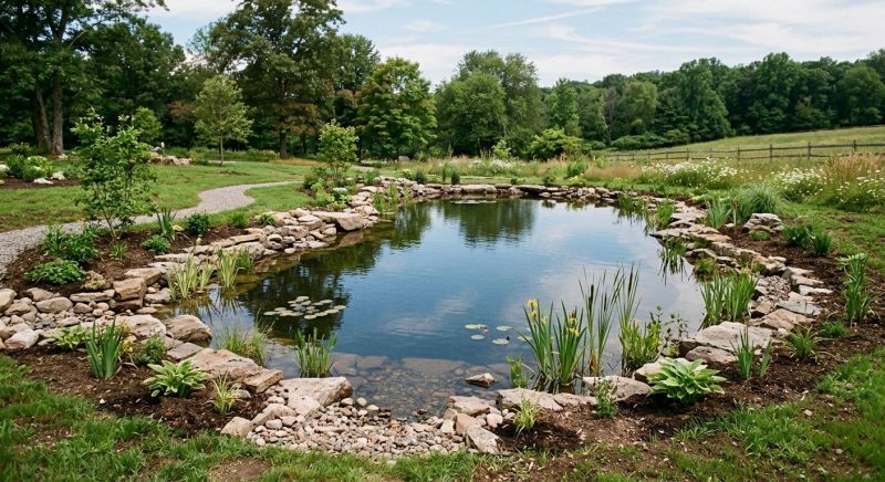 Garden Pond Installation in Ventura County, CA
