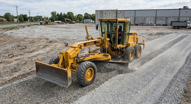 Gravel Parking Lot Grading in Houston, TX
