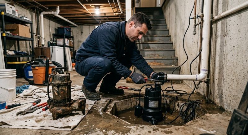 Sump Pump Relocation in Pompano Beach, FL